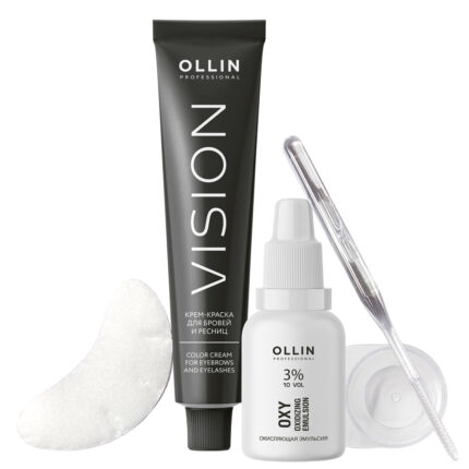 Vision Набор для окрашивания бровей и ресниц Коричневый OLLIN 772512