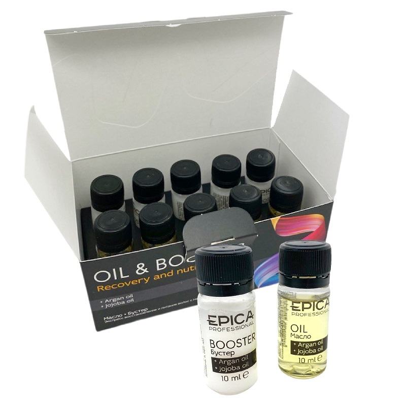 epi91093-800x800-1.jpg EPICA Recovery and nutrition / Экспресс восстановление и питание волос, Масло 5х10 мл.+ Бустер 5х10 мл.