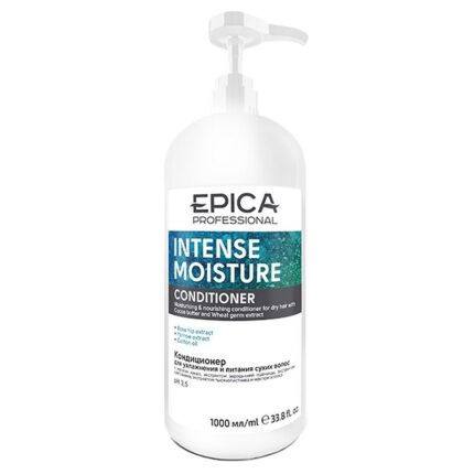 EPICA Intense Moisture / Кондиционер для увлажнения и питания сухих волос с маслом какао и экстрактом зародышей пшеницы, 1000 мл