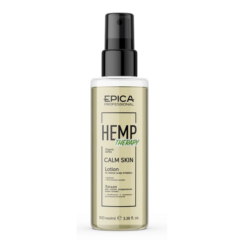 epi91394-800x800-1.jpg EPICA «Hemp therapy ORGANIC», Лосьон для снятия раздражения кожи головы, 100 мл