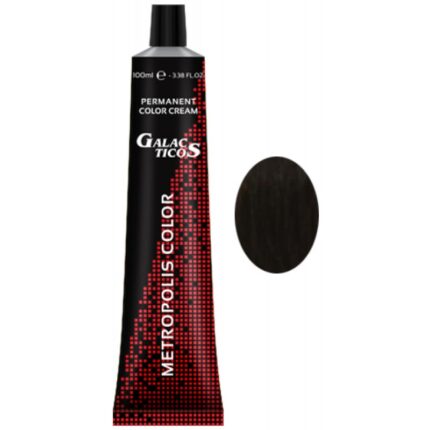 Metropolis Color Крем-краска для волос 6/03 темно-русый золотистый 100 мл GALACTICOS