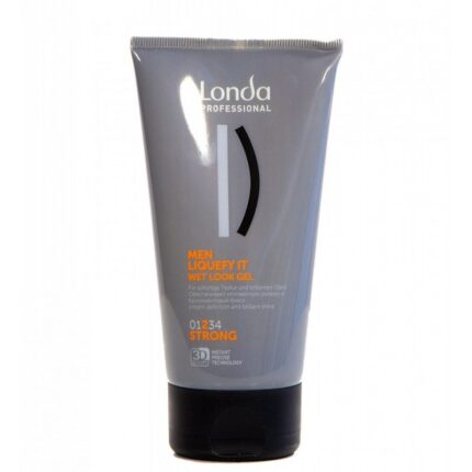 Londa Liquefy IT / Гель-блеск с эффектом мокрых волос сильной фиксации, 150 мл, MEN, LONDA