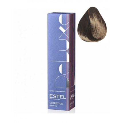 DeLuxe Краска-уход 3.55 темный шатен красный интенсивный, 60 мл