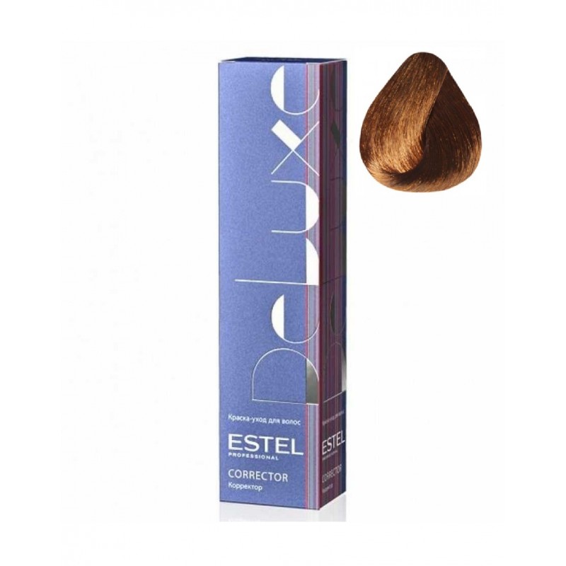 estdel6-43-800x800-1.jpg DeLuxe Краска-уход 6.43 Темно-русый медно-золотистый, 60 мл