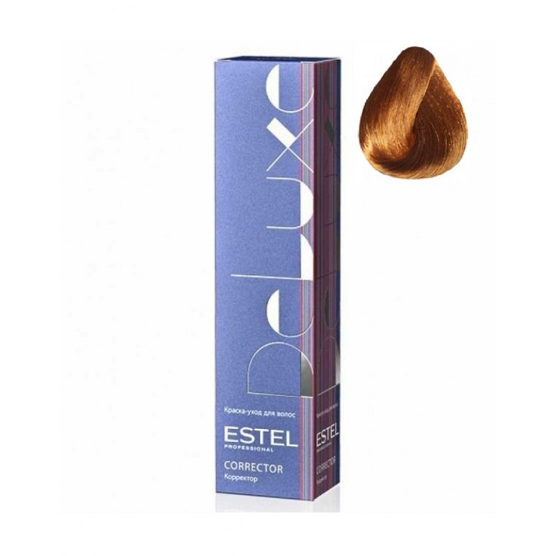 estdel7-43-800x800-1.jpg DeLuxe Краска-уход 7.43 Русый медно-золотистый, 60 мл