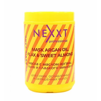 Nexxt Mask With Oil Argan, Flax and Sweet Almond / Маска с маслом арганы, льна и сладкого миндаля, 1000 мл