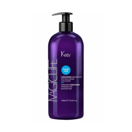 Blond Hair ML Conditioner energizzante per capelli Кондиционер укрепляющий для светлых и обесцвеченных волос 1000 мл KEZY 95011