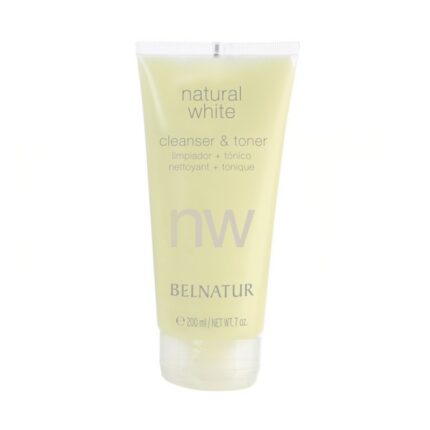 BELNATUR NATURAL wHITE CLEANSER & TONER Специальный гель-тоник для очищения кожи 200 мл