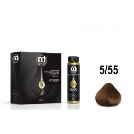 Масло для окрашивания волос 5.55 каштаново-русый интенсивный золотистый 50 мл CONSTANT DELIGHT