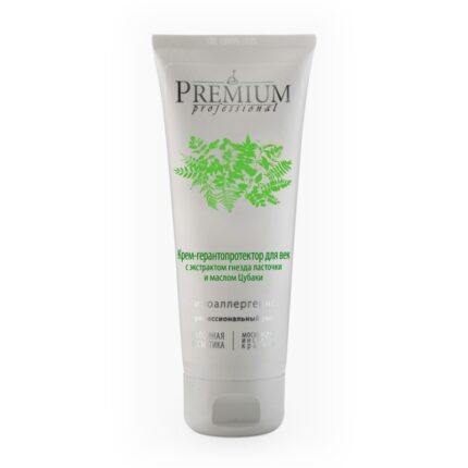 Крем-Герантопротектор для век с экстрактом гнезда ласточки и маслом цубаки 75 мл PREMIUM