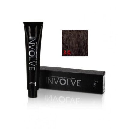 Involve color 3.0/3N Стойкая крем-краска для волос 100 мл KEZY 80003
