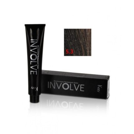 Involve color 5.3/5G Стойкая крем-краска для волос 100 мл KEZY 80053