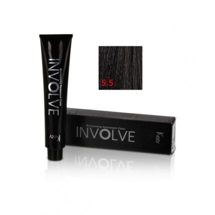 Involve color 5.5/5M Стойкая крем-краска для волос 100 мл KEZY 80055