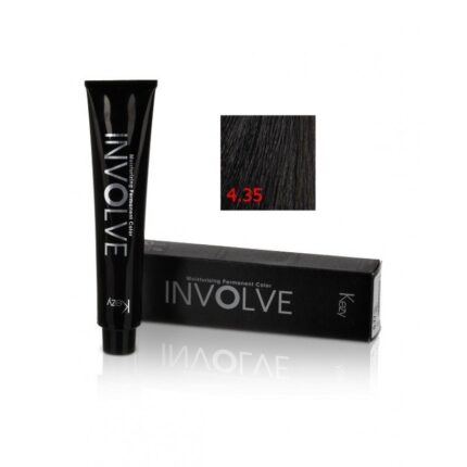 Involve color 4.35 Стойкая крем-краска для волос 100 мл KEZY 80234