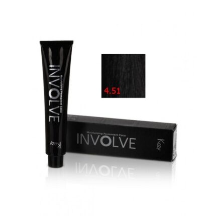 Involve color 4.51 Стойкая крем-краска для волос 100 мл KEZY 80934