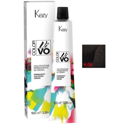 Color Vivo 4.06 Перманентная крем-краска для волос 100 мл KEZY 94406