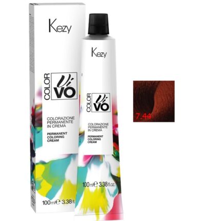 Color Vivo 7.44 Перманентная крем-краска для волос 100 мл KEZY 94744