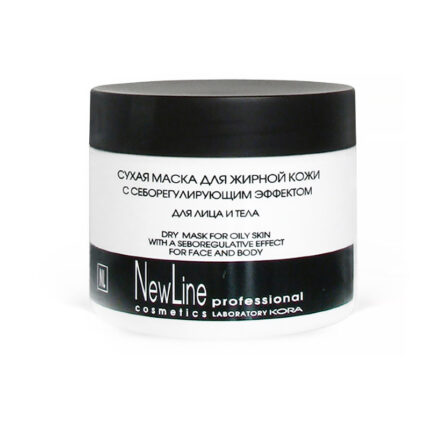 Сухая маска для жирной кожи с себорегулирующим эффектом 300 мл NEW LINE 20111