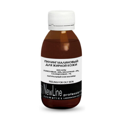 Пилинг малиновый для жирной кожи 100 мл NEW LINE 20403