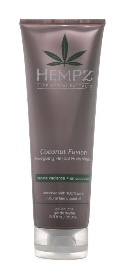 Бодрящий гель для душа Coconut Fusion Energizing Herbal Body Wash, 250 мл HEMPZ