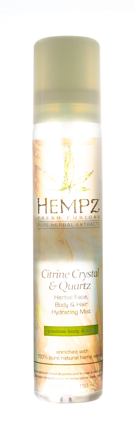 Гель-мусс для душа с мерцающим эффектом Fresh Fusion Citrine Crystal & Quartz Herbal Foaming Body Wash, 250 мл HEMPZ
