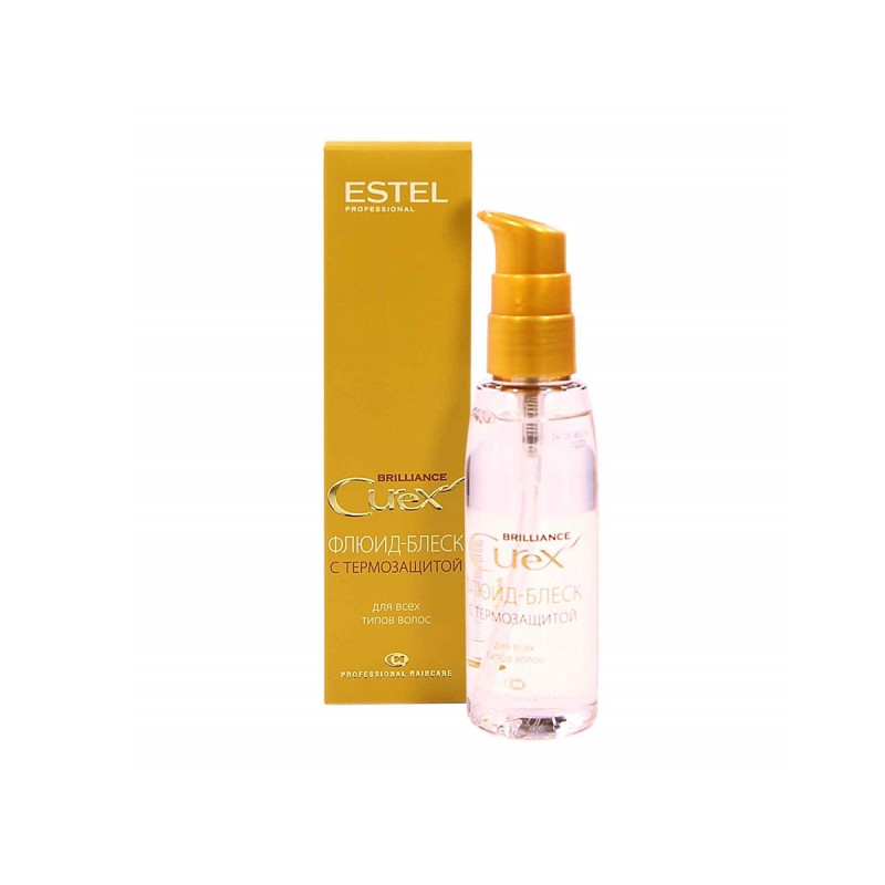 ges-detailed-15-CU100-FB-800x800-1.jpg ESTEL Curex Brilliance, Флюид-блеск для волос с термозащитой, 100 мл