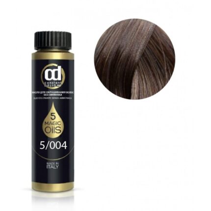 Масло для окрашивания волос 5.004 светло-каштановый натуральный тропический 50 мл CONSTANT DELIGHT