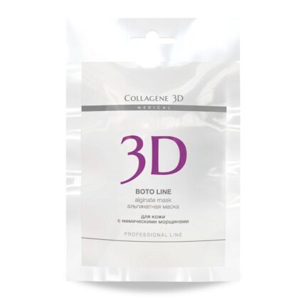 Альгинатная маска для лица и тела BOTO LINE с аргирелином, 30 гр,, COLLAGENE 3D Medical