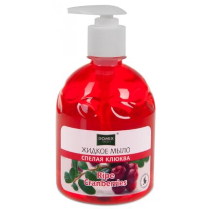 DOMIX GREEN Мыло жидкое с дозатором Спелая клюква 500 мл