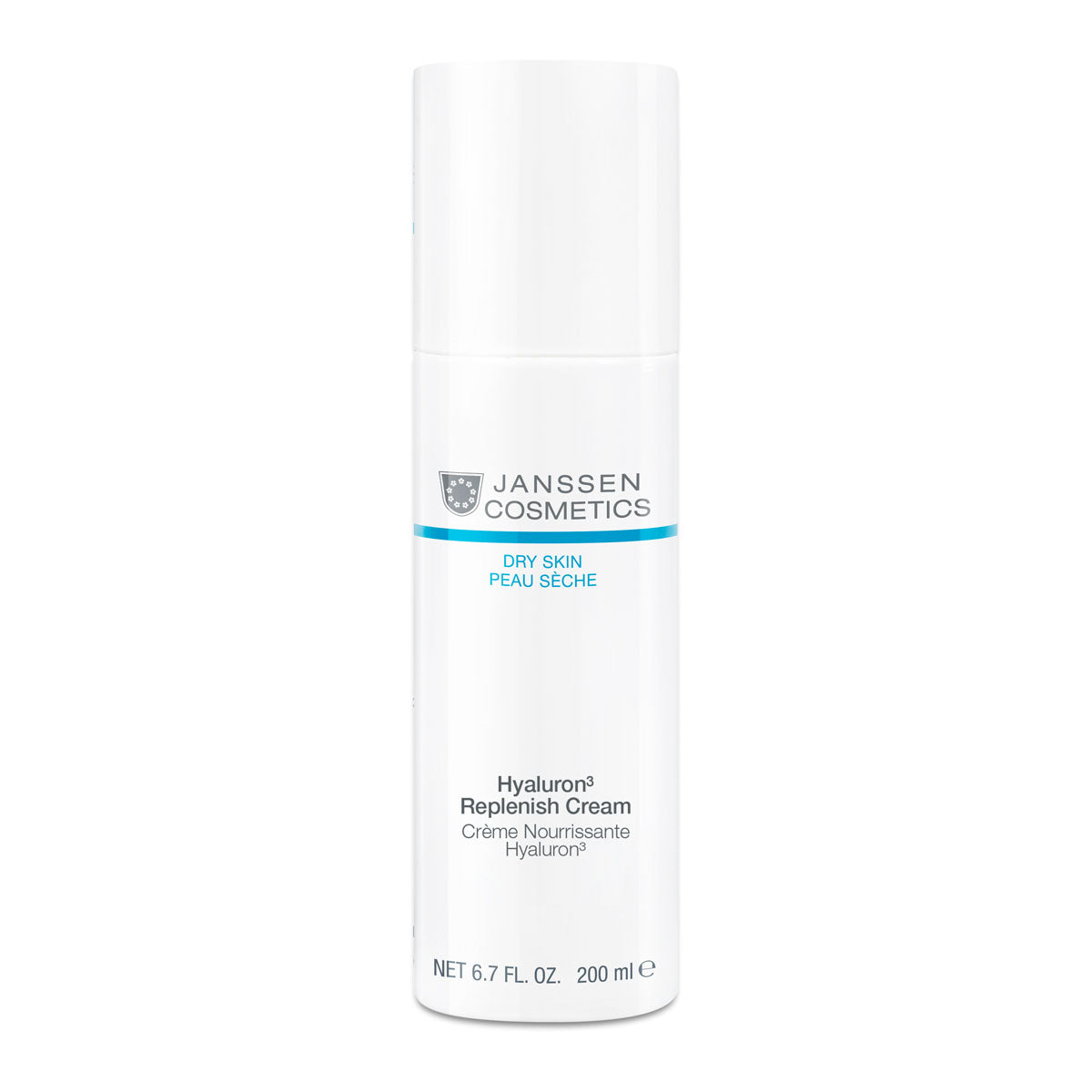 janssen-hyaluron-replenish-cream-200ml1.jpg Janssen Hyaluron3 Replenish Cream Регенерирующий крем с гиалуроновой кислотой 200 мл