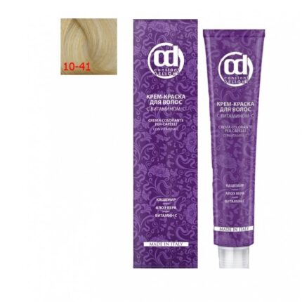 Крем-краска для волос с витамином C 10.41 светлый блондин бежевый сандре 100 мл CONSTANT DELIGHT