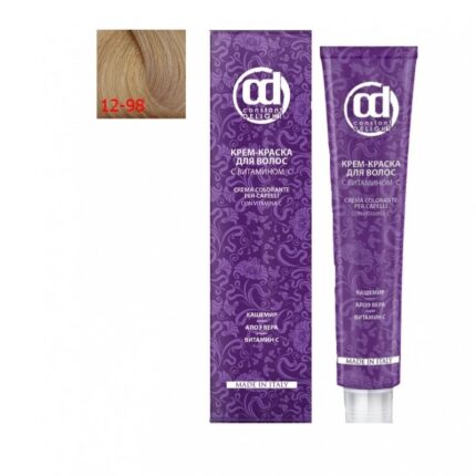 Крем-краска для волос с витамином C 12.98 специальный блондин фиолетово-красный 100 мл CONSTANT DELIGHT