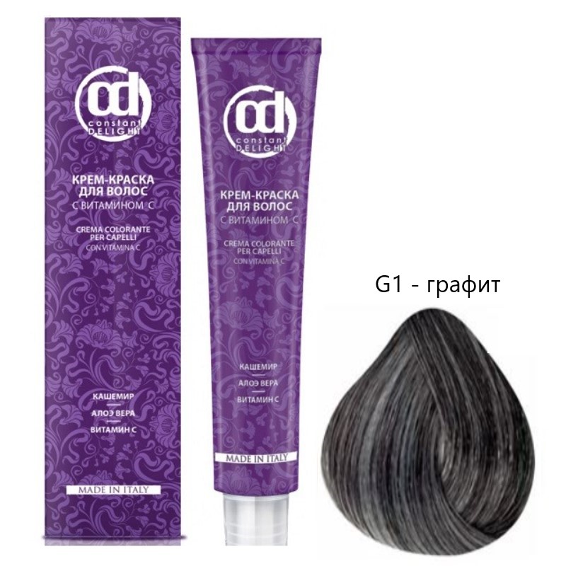 kd16781MINI-800x800-1.jpg Крем-краска для волос с витамином С графит G1 MINI 60 мл CONSTANT DELIGHT