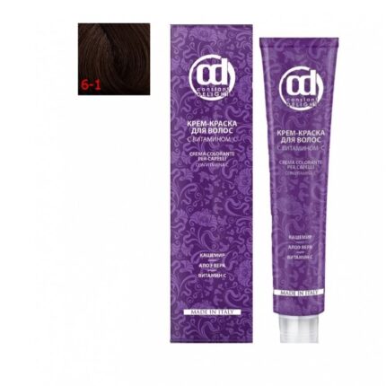 Крем-краска для волос с витамином C 6.1  темно-русый сандре 100 мл CONSTANT DELIGHT