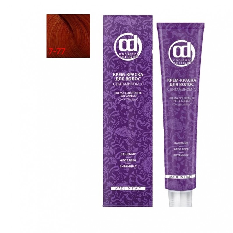 kd7-77n-800x800-1.jpg Крем-краска для волос с витамином C 7.77 средне-русый медный экстра 100 мл CONSTANT DELIGHT