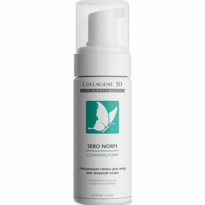 ko-ru-images-product-250-069-164_original-800x800-1.jpg Очищающая пенка для жирной кожи SEBO NORM, 160 мл,, COLLAGENE 3D Medical