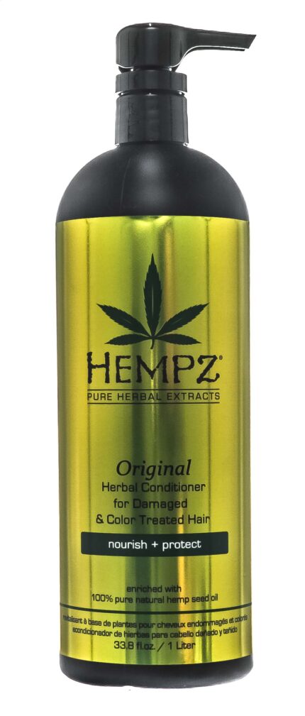 Кондиционер растительный для поврежденных окрашенных волос Original Herbal Conditioner for Damaged & Color Treated Hair, 1000 мл HEMPZ