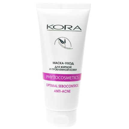 Маска-уход для жирной и проблемной кожи 100 мл KORA 46496