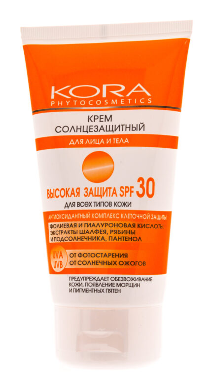 Кора Крем солнцезащитный SPF30 для лица и тела 150 мл KORA 42313