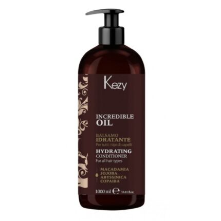 Incredible Oil Hydrating conditioner Кондиционер для всех типов волос увлажняющий 1000 мл KEZY 96003