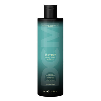 Шампунь с экстрактом цветов лотоса для сухих истощенных волос, 300мл, DCM DIAPASON, LISAP