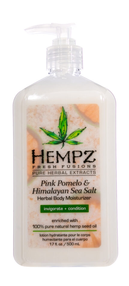 Молочко для тела увлажняющее Pink Pomelo & Himalayan Sea Salt Herbal Body Moisturizer, 500 мл HEMPZ