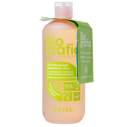 Натуральный шампунь для волос "Активное восстановление", 400 мл ESTEL