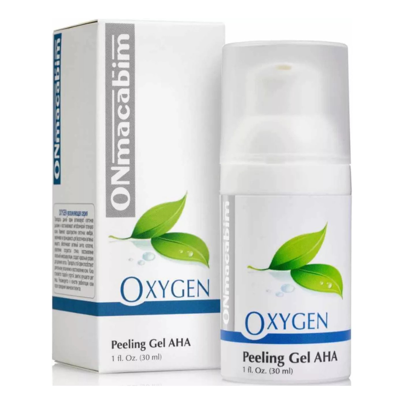 ochischayuschiy-gel-piling-s-aha-kislotami-onmacabim-oxygen-peeling-gel-aha-2_jpg.jpg Onmacabim Oxygen Peeling Gel AHA Гель-пилинг 30 мл
