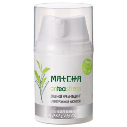 Крем-пудинг дневной с гиалуроновой кислотой MATCHA anTEAstress 50 мл PREMIUM