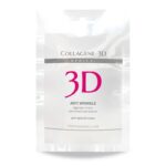 Альгинатная маска для лица и тела ANTI WRINKLE с экстрактом спирулины, 30 гр,, COLLAGENE 3D Medical