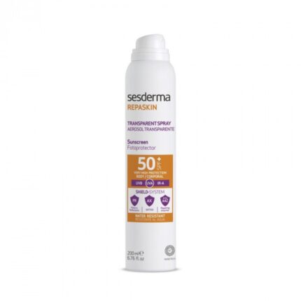 REPASKIN TRANSPARENT SPRAY Body sunscreen SPF 50 – Спрей солнцезащитный прозрачный для тела SPF 50, 200 мл.