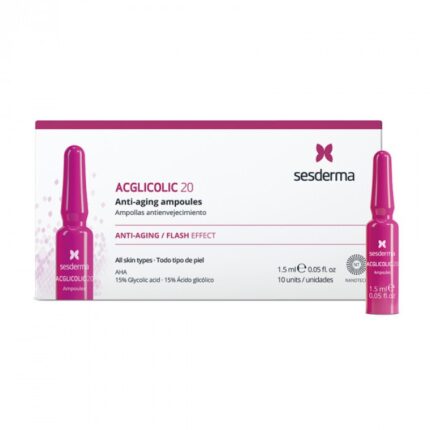 ACGLICOLIC 20 – Средство в ампулах с гликолевой кислотой, 10 шт. по 1,5 мл.