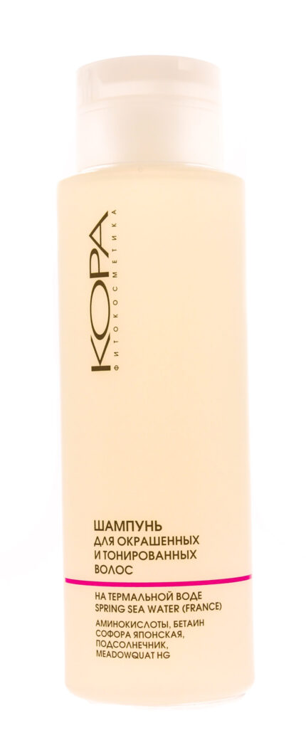 Шампунь для окрашенных и тонированных волос 400 мл KORA 44232