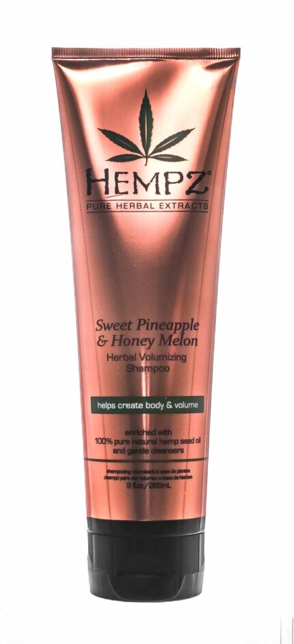 Шампунь растительный для придания объёма Sweet Pineapple & Honey Melon Volumizing Shampoo, 265 мл HEMPZ